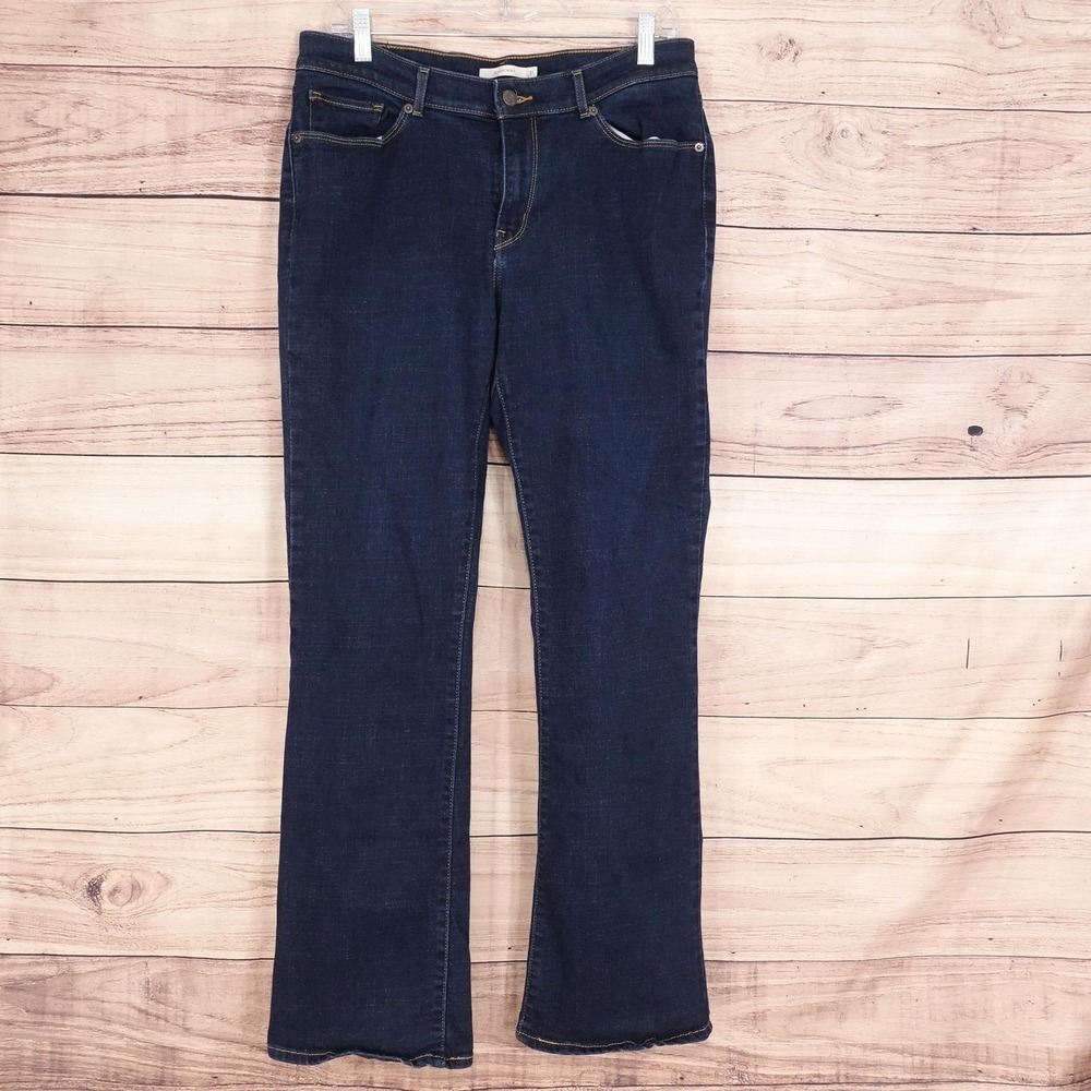 Levi's Classic Boot Jeans Womens 12 Blue Dark Wash Bootcut 32x31 Denim‎